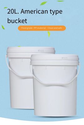 ODM 20 HDPE 20L τυμπάνων λίτρου πλαστικός κάδος βαθμού τροφίμων για το χρώμα