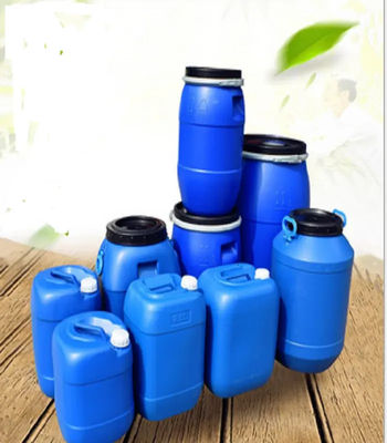 HDPE 125L ανοικτό τοπ πλαστικό τύμπανο για το ανθεκτικό μπλε χρώμα αποθήκευσης