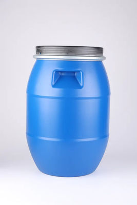 Στρογγυλό HDPE τυμπάνων πετρελαίου 30L μπλε πλαστικό τύμπανο με την κάλυψη ανθεκτική