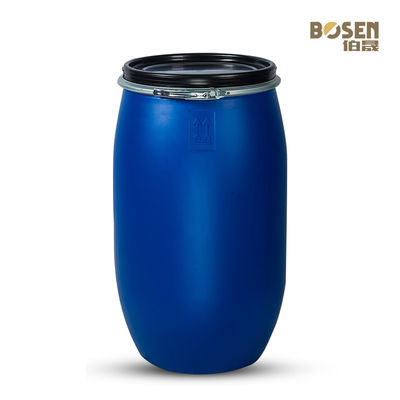 Κυλινδρικό HDPE βαρελιών νερού 120L πλαστικό μπλε στερεό υγρό τυμπάνων
