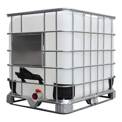 Χημικό HDPE εμπορευματοκιβωτίων πετρελαίου IBC νερού 1000 δεξαμενές νερού λίτρου