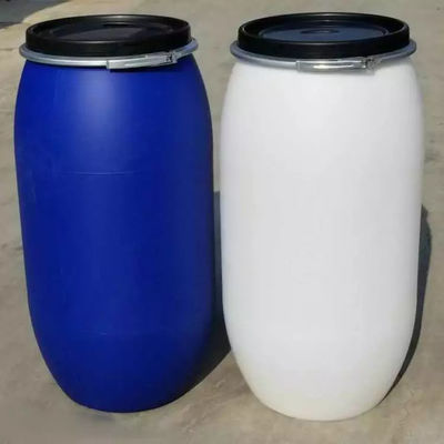 HDPE πλαστικό άσπρο βαρέλι κυλινδρικό ISO9001 τυμπάνων 55 γαλονιού