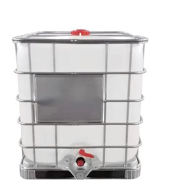 HDPE χημικό 1000L IBC πλαστικό λευκό δεξαμενών για την υγρή αποθήκευση