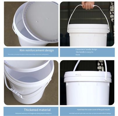 Πολύχρωμη πλαστική HDPE κάδων 20L κάδων χρωμάτων χρήση για την αποθήκευση