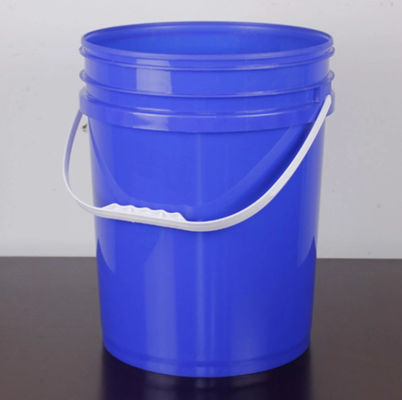 Ανθεκτικός HDPE κάδων χρωμάτων 20L πλαστικός κάδος αποθήκευσης με τη λαβή καπακιών