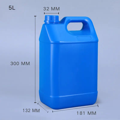 5L ο πλαστικός Jerry μπορεί εσωκλειόμενο HDPE Jerry 5 λίτρου μπορεί με τη λαβή