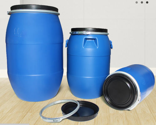 125L φλάντζης βαρέλι πλαστικής πρώτης ύλης ανοίγματος σιδηρούχου κυλίνδρου χημικού βαρέλι