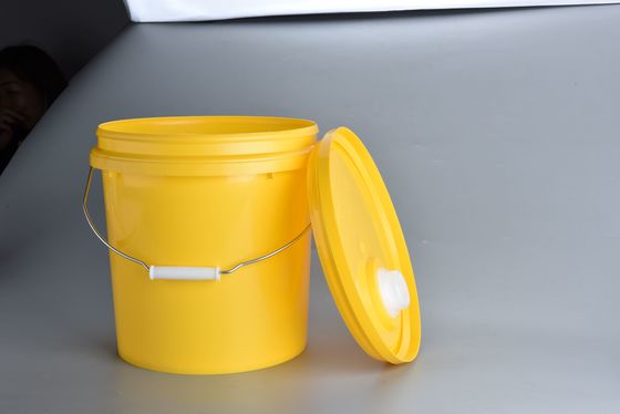 Το ανοιχτό βαρέλι από πλαστικό 10L είναι ελαφρύ και μπορεί να κρατήσει χημικά ή μπογιά